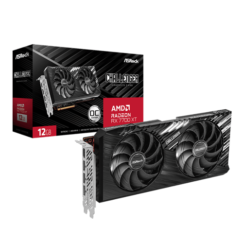 ASRock RX 7700 XT Challenger OC 12GB Graphics Card